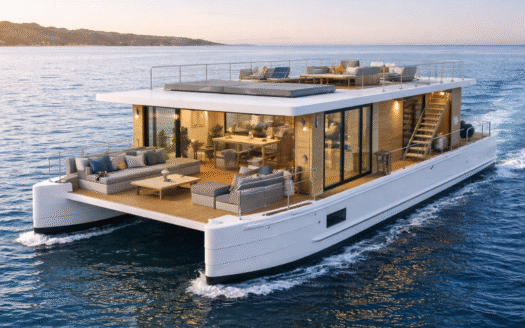 House Boat Catamaran | 13m Luxury Floating Villa